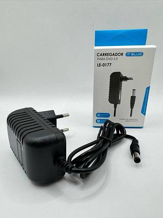 CARREGADOR PARA DVD 5.5 DC 9V IT-BLUE