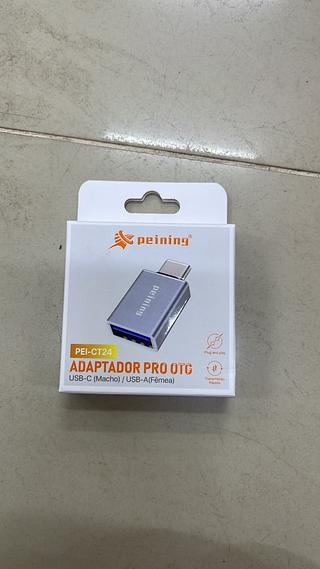 ADAPTADOR PRO OTG USB-C (MACHO) / USB-A(FÊMEA) PEINING