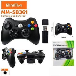 CONTROLE SEM FIO PARA X-360 PARA PS3/PC/ANDROID MINIMEN