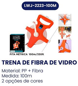 FITA METRICA 330M/100FT RESISTENTE LUATEK