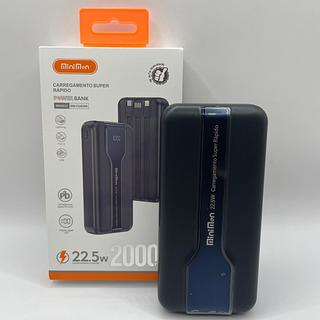 CARREGAMENTO SUPER RAPIDO POWER BANK 22.5W 20000MAH MINIMEN