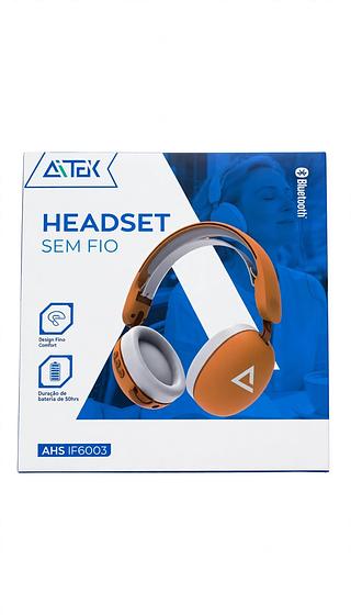 HEADSET SEM FIO ATEK