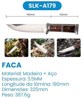 PUNHAL DE AÇO PARA CAÇA LUATEK
