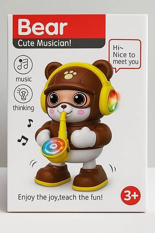 VEICULO ROBÔ SAXOPHONE BEAR HK