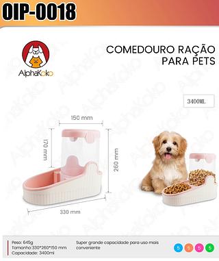 COMEDOURO RACAO PARA PETS ALPHAKOKO