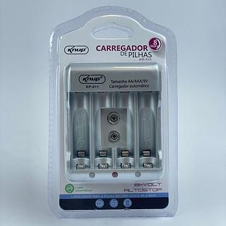 CARREGADOR DE PILHAS RECARREGAVEIS KNUP