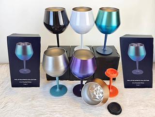 THE LIFTED SPIRITS COLLECTION 2-IN-1 COCKTAIL GLASS 2EM1