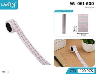 CARTELA DE ETIQUETAS PRICE TAG YUZHIYOUYUAN