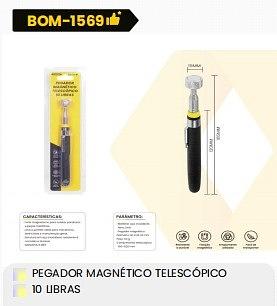PEGADOR MAGNÉTICO TELESCÓPICO 10 LIBRAS BOMVINK