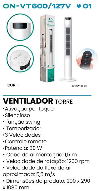 VENTILADOR TORRE ONISTEK