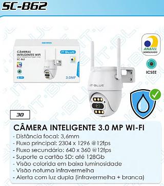 CAMERAS INTELGENTES WIFI 3.0MP IT-BLUE