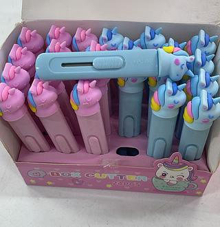MINI ESTILETE RETRÁTIL UNICORNIO BAZIK