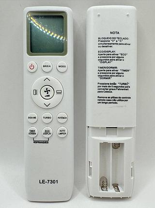 CONTROLE REMOTO AR CONDICIONADO PARA TCL LELONG