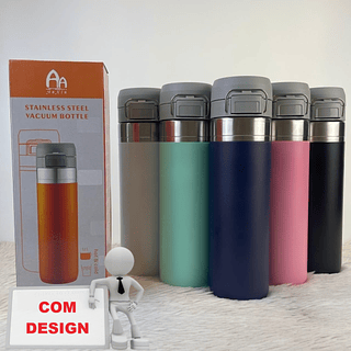 GARRAFA TERMICA 800ML STAINLESS STEEL VACUUM ANXIN （COM DESIGN）