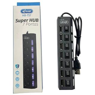 SUPER HUB 7 PORTAS USB KNUP