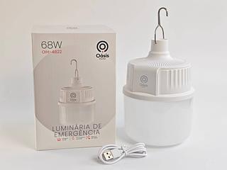LUMINÁRIA DE EMERGÊNCIA 68W OÀSIS MARKET