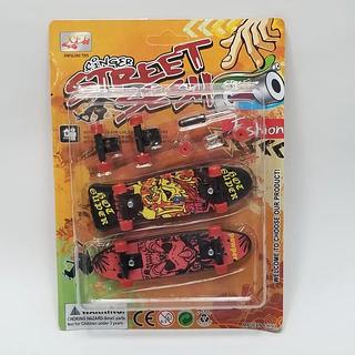 BRINQUEDO SKATE MANUAL DE PLÁSTICO, C/ ACESSÓRIOS FINGER STREET SESH