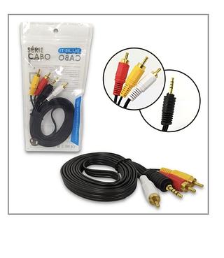 CABO P2 4C+3RCA 2M IT-BLUE