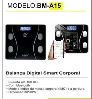 BALANÇA DIGITAL SMART CORPORAL B-MAX