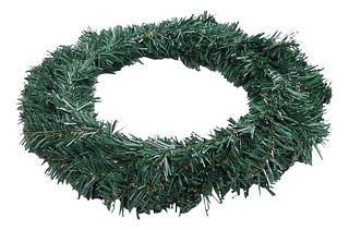 GUIRLANDA DE NATAL CIRCULO DE FOLHAS OÁSIS MARKET