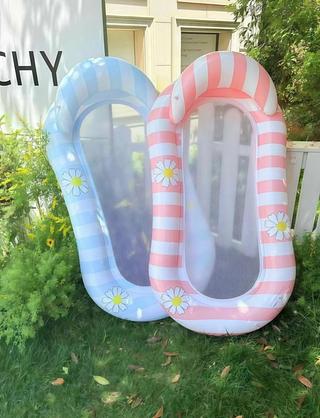 BOIA FLORAL STRIP MESH RECLINER 160X88CM OTIMO