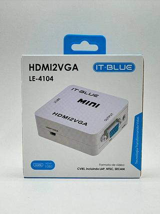 ADAPTADOR HDMI2VGA IT-BLUE