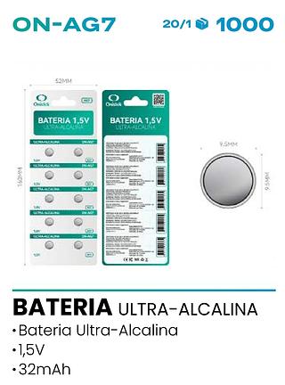 BATERIA ULTRA-ALCALINA 1,5V ONISTEK