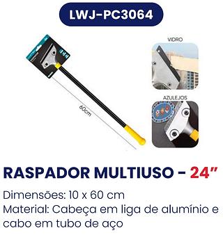RASPADOR MULTIUSO 24`` LUATEK