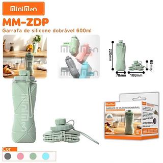 GARRAFA DE SILICONE DOBRAVEL 600ML MINIMEN