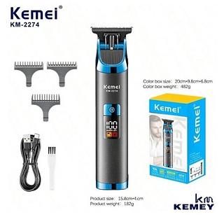 MAQUINA PROFESSIONAL HAIR CLIPPER 1200MAH BATTERY KEMEI