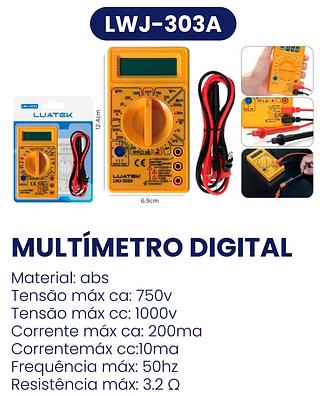 MULTIMETRO DIGITAL LUATEK
