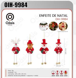 ENFEITE DE NATAL OASIS MARKET