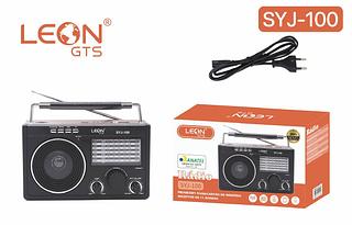 RADIO RECEPTOR FM/AM/SW1 CARTAO DE MEMORIA 11 BANDAS LEON GTS
