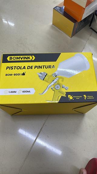 PISTOLA DE PINTURA 1.4MM 600ML BOMVINK