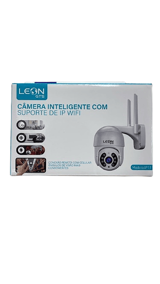 CAMERA DE SEGURANÇA WI-FI SMART IP11 LEON GTS