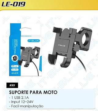 SUPORTE UNIVERSAL PARA CELULAR COM CHAPEU IT-BLUE