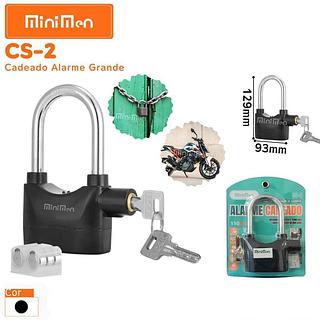 CADEADO DE SEGURANÇA COM ALARME 110BDA MINIMEN