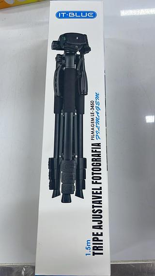 TRIPE AJUSTAVEL FOTOGRAFIA E FILMAGEM 1.5M IT-BLUE