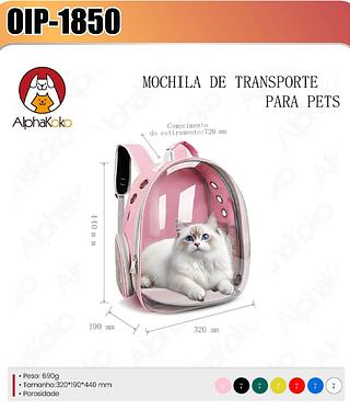 MOCHILA DE TRANSPORTE PARA PETS ALPHA KOKO