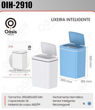 LIXEIRA INTELIGENTE 14000ML OASIS MARKET