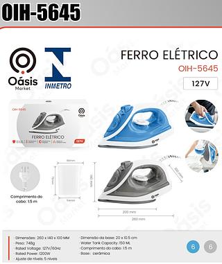 FERRO ELETRICO 127V OASIS MARKET