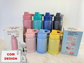 GARRAFA TERMICA 350ML DEPORTES DE BEBIDAS DIRETOSCOPA DE TERMOS(COM DESIGN)