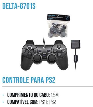 CONTROLE PARA PS2 DELTA