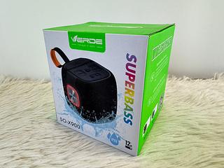 CAIXA DE SOM SUPERBASS RGB VERDE