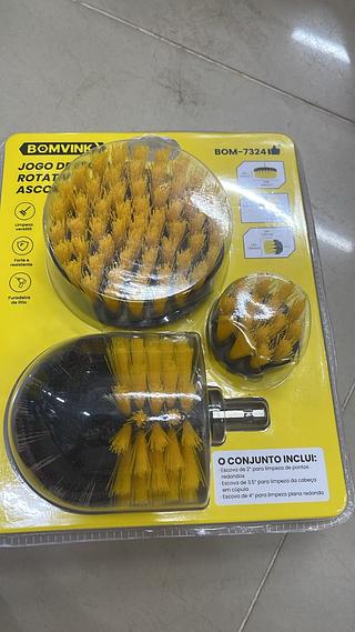 JOGO DE ESCOVAS ROTATIVASCOM BOMVINK