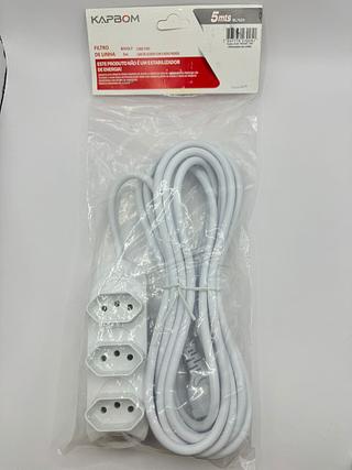 EXTENSAO ELETRICA COBRE PURO 5M KAPBOM