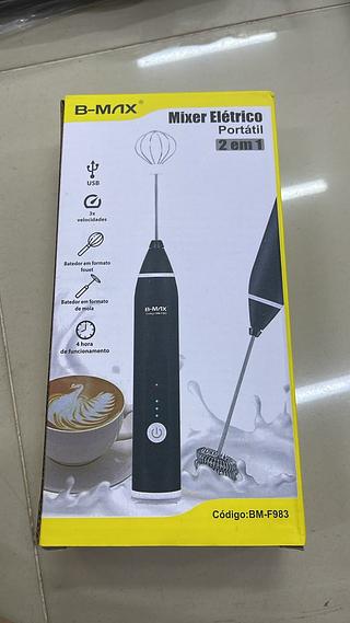 MIXER ELETRICO PORTATIL 2 EM 1 B-MAX