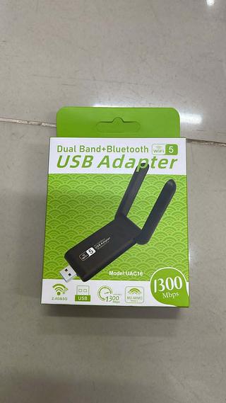 DUAL BAND+BLUETOOTH USB ADAPTER WIFI 1300MBPS