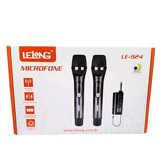 MICROFONE PROFISSIONAL SEM FIO ANTI-INTERFERENCIA LELONG