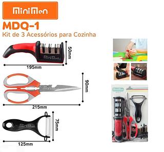 KIT DE COZINHA 3 PEÇAS KEEP OUT OF MINIMEN